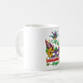 Laat de Sjalannerie Begin Mardi Gras Koffiemok (Voorkant links)