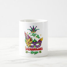 Laat de Sjalannerie Begin Mardi Gras Koffiemok