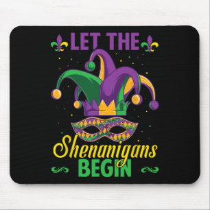 Laat de Sjenanigan beginnen Mardi Gras  Muismat