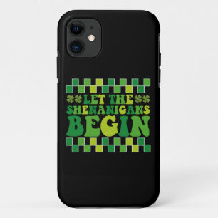 Laat de Sjenanigans Beginnen Iers Groovy Retro Case-Mate iPhone Case