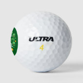 Laat de Sjenanigans beginnen met Funny St Patrick' Golfballen (Logo)