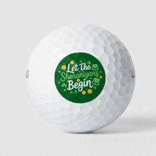 Laat de Sjenanigans beginnen met Funny St Patrick' Golfballen