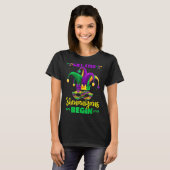 Laat de Sjenanigans beginnen met Mardi Gras, Kinde T-shirt (Voorkant volledig)