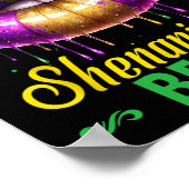 Laat de Sjenanigans beginnen met Mardi Gras Lips K Poster (Hoek)
