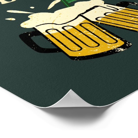 Laat de Sjenanigans met Funny St. Patrick's Day be Poster (Hoek)