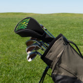 Laat de Sjoehanigans Begin Iers Groovy Retro Golfheadcover (Insitu)