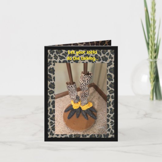 Laat de Sokken maar praten Kaart (Voorkant)