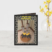 Laat de Sokken maar praten Kaart (Gele Bloem)