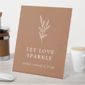 Laat de Sparkle Sparkler van de Vlek van het Slot  Reclamebord Met Voetstuk (Insitu)