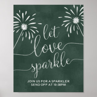 Laat de Sparkle van de Liefde van het Bigbord van  Poster