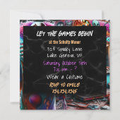 Laat de Spelen Beginnen | Halloweenfeest (Achterkant)