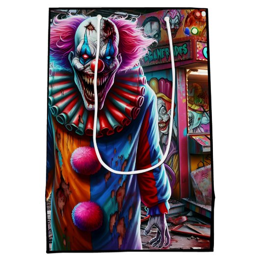 Laat de Spelen beginnen | Halloweenfeest Medium Cadeauzakje (Achterkant)