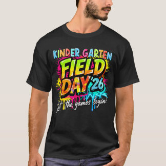 Laat de Spelen Beginnen Kleuterklas Sportdag 2026 T-shirt