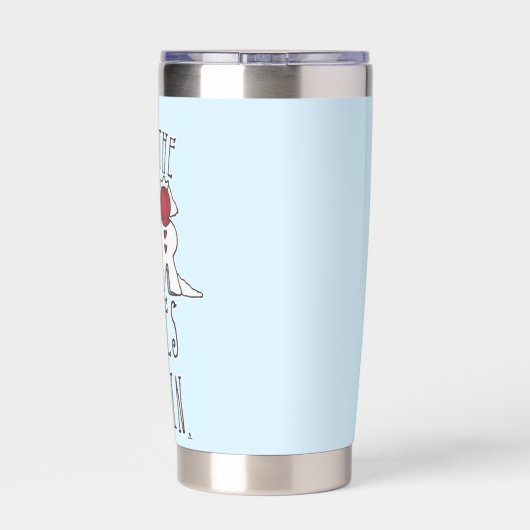 Laat de Spelen Beginnen Meeple Huwelijkskunst Geïsoleerde Drinkbeker (Achterkant)