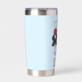 Laat de Spelen Beginnen Meeple Huwelijkskunst Geïsoleerde Drinkbeker (Voorkant)