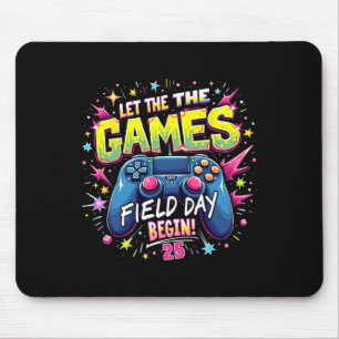 Laat de Spelen Beginnen Veld Dag 2025 Gamer Ontwer Muismat