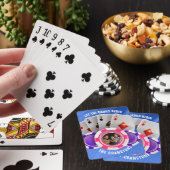 Laat de spellen beginnen met poker design pokerkaarten (Insitu)