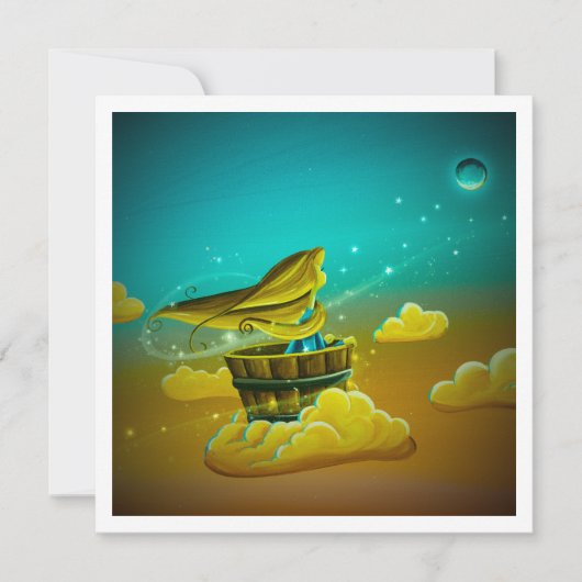 Laat de sterren je daar brengen - Mini Print (Voorkant)