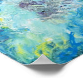 Laat de stress achter poster (Hoek)