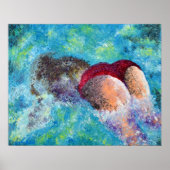 Laat de stress achter poster (Voorkant)