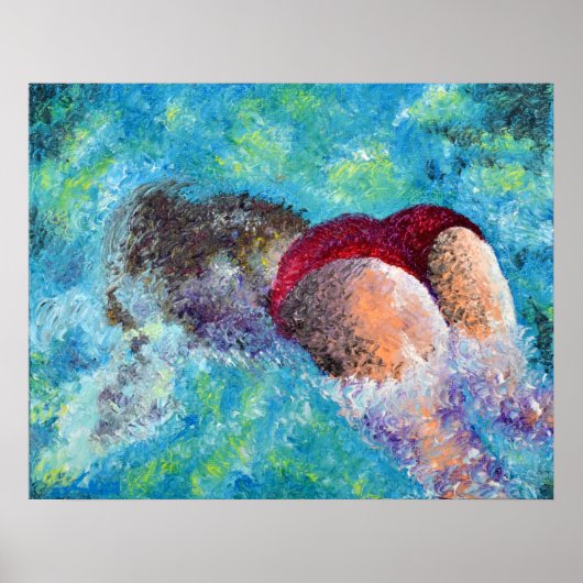 Laat de stress achter poster (Voorkant)