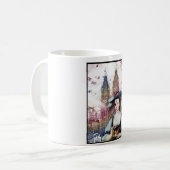 Laat de strijd beginnen! aangepast ontwerp van de koffiemok (Voorkant links)