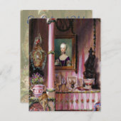 Laat de tepel Marie Antoinette 5 ~ Uitnodigingen e (Voorkant / Achterkant)