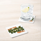 Laat de tijd draaien kartonnen onderzetters (Insitu)