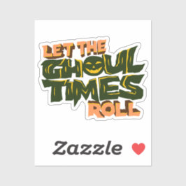 Laat de tijd draaien sticker