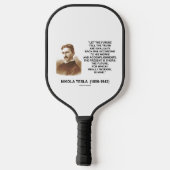 Laat de toekomst de waarheid vertellen Nikola Tesl Pickleball Paddle (Achterkant)