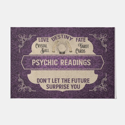 Laat de toekomst je niet verrassen deurmat (Voorkant)