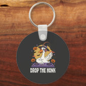 Laat De Toeter Los Halloween DJ Goose Sleutelhanger (Voorkant)