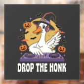 Laat De Toeter Vallen Halloween DJ Gans Raamsticker (Vel 2)