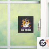 Laat De Toeter Vallen Halloween DJ Gans Raamsticker (Huis)