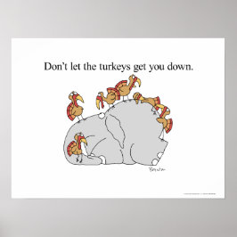 LAAT DE TURKEYS JE NIET DODEN POSTER