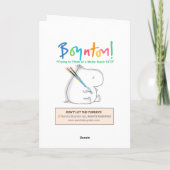 LAAT DE TURKEYS NIET LATEN. KAART (Achterkant)