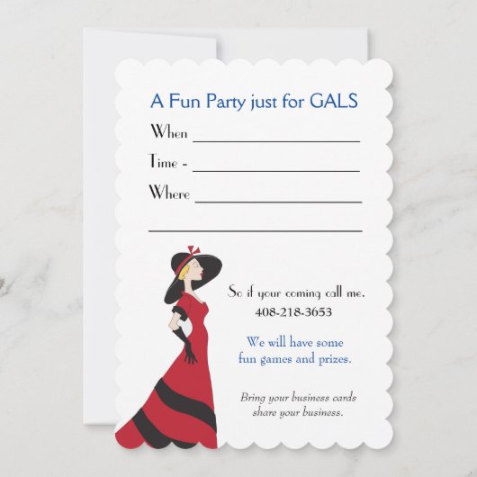 Laat de Uitnodiging van de Partij Gals (Achterkant)