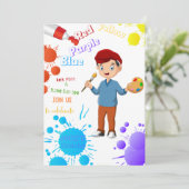 Laat de Verschillende Uitnodiging van de Dag van d (Staand voorkant)