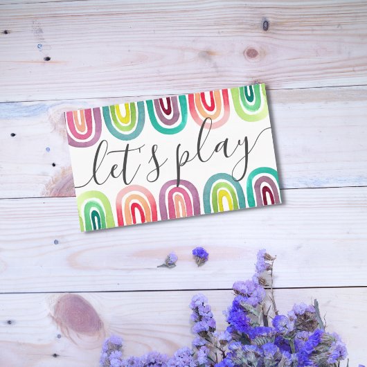 Laat de Vraag van het Voorzien van een netwerk van Contactkaartje