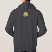 Laat de vrede met ons beginnen | MANNEN Hoodie (Achterkant)