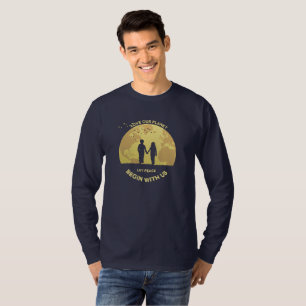 Laat de vrede met ons beginnen MANNEN T-shirt