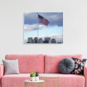 LAAT DE VRIJHEID Klinken OMWILLE Canvas Afdruk (Insitu (Woonkamer))