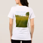 Laat de vrijheid klinken Tri-Blend shirt (Achterkant)