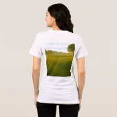Laat de vrijheid klinken Tri-Blend shirt (Achterkant volledig)