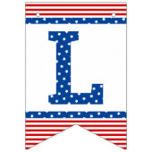 Laat de vrijheid luiden 4 juli Rood Wit Blauw Vlaggetjes (Eerste vlag)