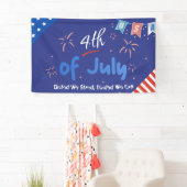 Laat de vrijheid schitteren! spandoek (Insitu)