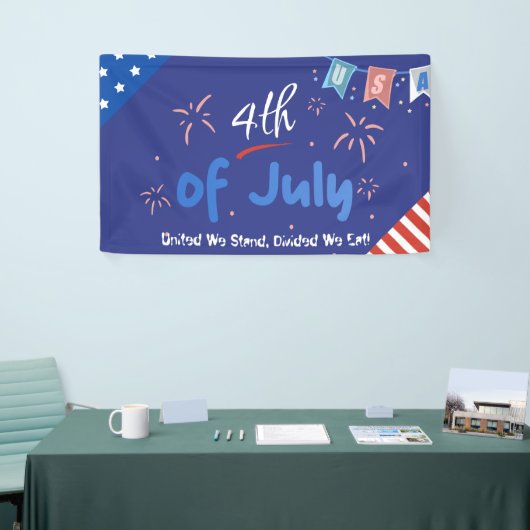 Laat de vrijheid schitteren! spandoek (Beurs)