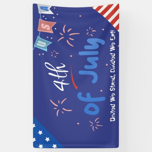 Laat de vrijheid schitteren! spandoek (Verticaal)