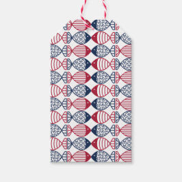 Laat de vrijheid stromen! Patriottische uitnodigin Cadeaulabel