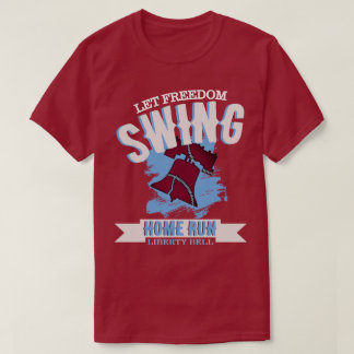 LAAT DE VRIJHEID ZWAAIEN T-SHIRT